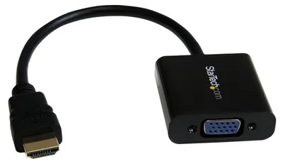Image de StarTech.com HD2VGAE2 câble vidéo et adaptateur Noir