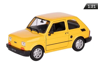 Obrázok produktu pre Model 1:21, PRL FIAT 126p, yellow