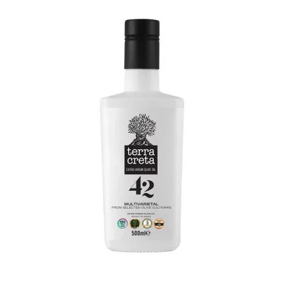 Produktbild von Terra Creta Olivenöl „42”  500 ml Premium Blend Extra Virgin Kaltgepresst