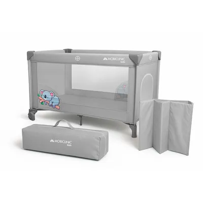 Immagine prodotto di Lettino da viaggio Mobiclinic, navicella, 2 in 1, pieghevole ultra compatto, materasso rimovibile, Mofli, fino a 15 kg, tessuto traspirante