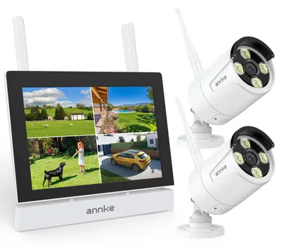 Zdjęcie produktu dla Kamera monitoringu WiFi z monitorem - 2 kamery 3 MP - 64 GB pamięci