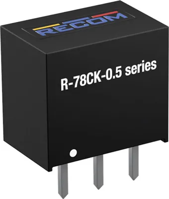 Produktbild von Recom DC-DC-Schaltregler [nicht isoliert] buck 15V 0,5A  SIP3