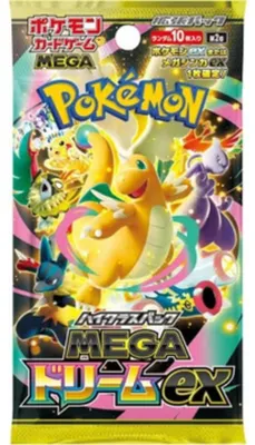 Produktbild von Pokémon-Sammelkartenspiel: Mega-Entwicklung – Mega Dream ex Booster Pack (japanisch)