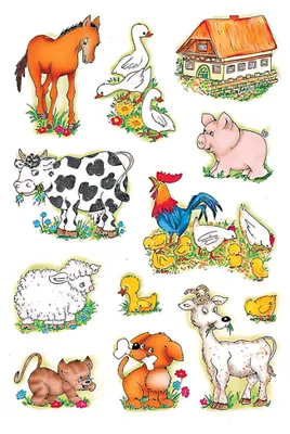 Produktbild von HERMA 5419 10x Sticker DECOR Bauernhoftiere