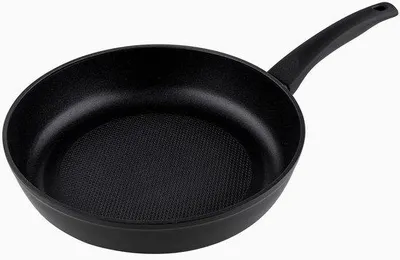 Obrázek produktu pro Hliníková pánev vhodná pro indukční vaření s nepřilnavým povrchem, 26 cm, černá