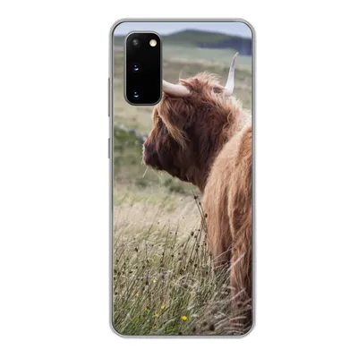 Produktbild von MuchoWow® Handyhülle Schutzhülle Hülle für Samsung Galaxy S20 Schottische Highlander - Natur - Meer Silikon Softcase Handy Hülle - Bild