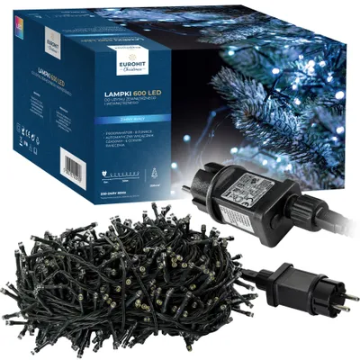 Zdjęcie produktu dla Lampki choinkowe 600 LED zimny biały