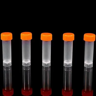 Productafbeelding van Laboratoriumsets voor experimenten, kunststof reageerbuizen met afsluitdopjes, set van 10