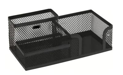 Produktbild von Metall-Schreibtisch-Organizer, Schwarz