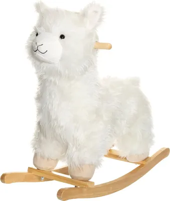 Produktbild von Teddykompaniet Schaukellama weiß 65 x 65 cm