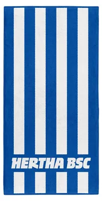 Produktbild von Hertha BSC Duschtuch Blau-Weiß