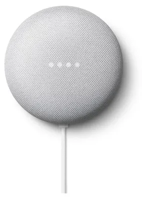 Obrázok produktu pre Google Nest Mini, Google Assistant, Obdĺžnik, Šedá, Textil, Plast, Chromecast, Android, iOS