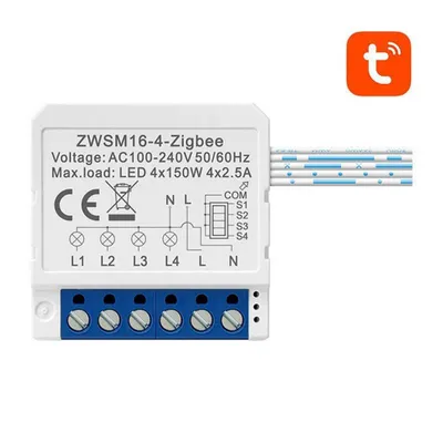Immagine prodotto di Smart Switch Module ZigBee Avatto ZWSM16-W4 TUYA