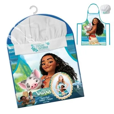 Produktbild von Kochschürze mit Kochmütze Disney Vaiana Kinder Kochset Backset