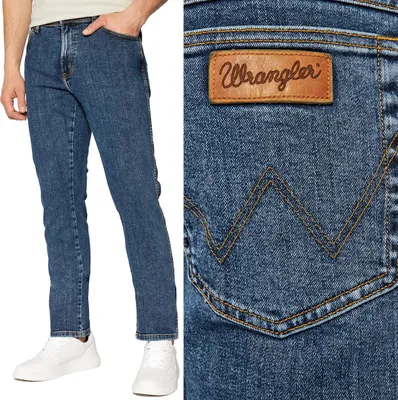 Produktbild von Wrangler Herren Jeanshose TEXAS SLIM STONEWASH-W12S33010 112141144 L34 - W46