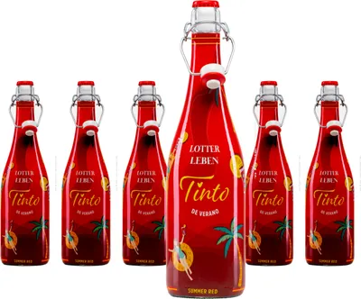 Produktbild von 6 x Wines N' Roses Viticultores Lotterleben Tinto de Verano