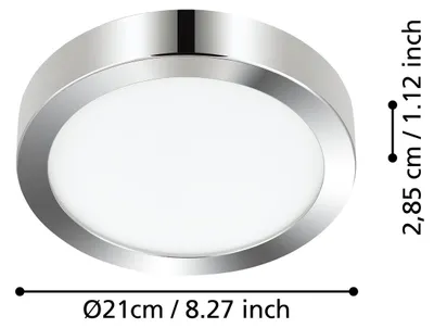Obrázek produktu pro EGLO FUEVA 5, 1 žárovek, LED, Žárovky bez možnosti výměny, 3000 K, 2000 lm, IP44