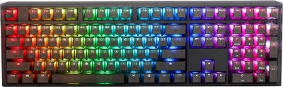 Produktbild von Ducky One 3 Aura Black Gaming Tastatur, RGB LED - MX-Speed-Silver