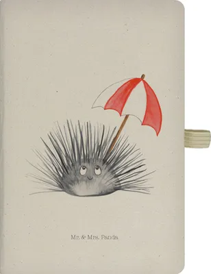 Produktbild von Mr. & Mrs. Panda Tagebuch Seeigel - Transparent - Geschenk, Achtsamkeit, notizbuch, Meer, Reisetagebuch, Kladde, Selbstakzeptanz, Lebe, Journal, Leben, Notizheft A5