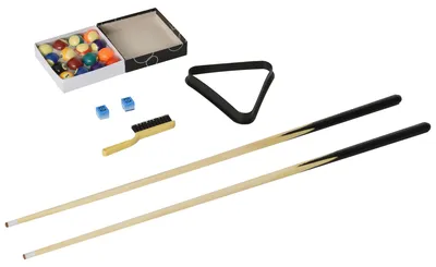 Produktbild von HOMCOM Billardtisch Klappbar Mini Billiard Tisch mit 2 Queues 16 Bällen Kreide