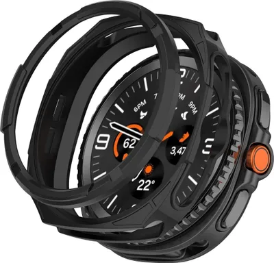 Image de Coque de protection en TPU pour Samsung Galaxy Watch 8 Classic 46 mm Boîtier Armor Noir