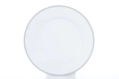 Obrázok produktu pre Thun 1794 Opal, plytký tanier, čipka, sivá, 25 cm, český porcelán, Thun