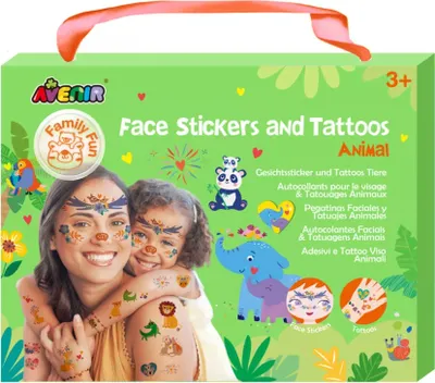 Produktbild von Körperaufkleber mit Tiermotiven für Kinder