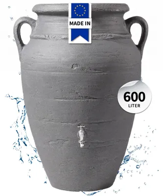 Productafbeelding van GARANTIA ANTIK amfoor 600 L dark granite, AI-gegenereerde afbeelding