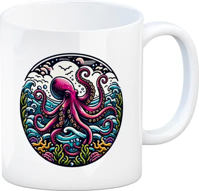 Produktbild von Oktopus Kaffeebecher