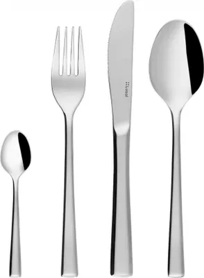 Produktbild von Serviergeschirr für 10 Personen, 70-teilig, aus Edelstahl, Marke Pescara