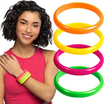 Produktbild von Neon Party Armreifen In 4 Farben