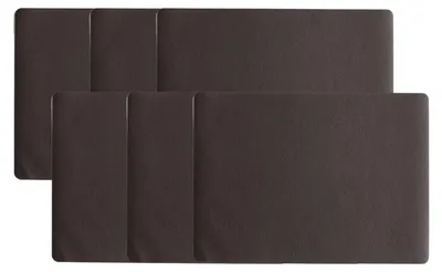 Produktbild von ASA Tischset Lederoptik schoko 46x33cm Set6
