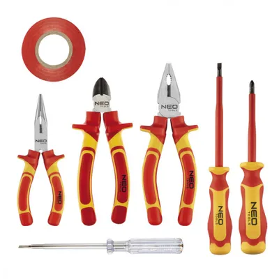 Obrázek produktu pro NEO TOOLS Sada kleští a šroubováků 1000V, 7 ks.