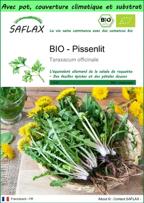 Image de SAFLAX Garden to go -- Pissenlit - 400 graines - Taraxacum