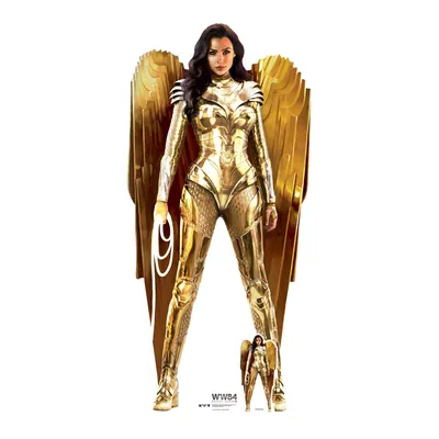 Obrázek produktu pro Wonder Woman kartonový stojánek WW84 Gold kartonový stojánek