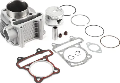 Zdjęcie produktu dla zestaw tłoków cylindra 57,4 mm do 4-suwowego, chłodzonego powietrzem motoroweru ATV QUAD GY6 150 157QMJ 1P57QMJ