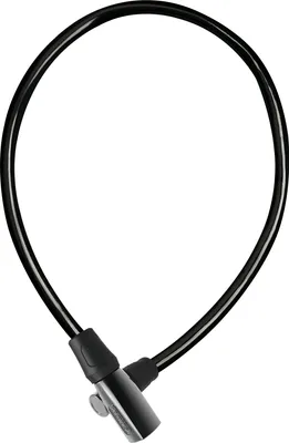Produktbild von ABUS Kabelschloss 4408K - 65 cm langes Stahlkabel mit Kunststoffummantelung - Fahrradschloss mit ABUS-Sicherheitslevel 2 - Schwarz