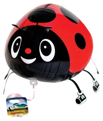 Produktbild von Airwalker Folienballon "Marienkäfer" | 57cm