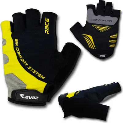 Produktbild von Levaz Meribel - Fahrradhandschuhe Sommer Rennrad Fahrrad Handschuh Bike Rad Herren Damen  - Größe: M