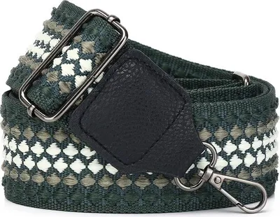 Produktbild von Eleganci Taschengurt 140 cm verstellbar aus Canvas und Polyurethan für Damen Taschen, Schulterband in Grau, 5,5 cm breit