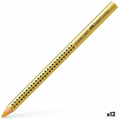 Produktbild von Faber Castell Holz-Farbstift 'Jumbo Grip' 2001, Gold (12 Stück)
