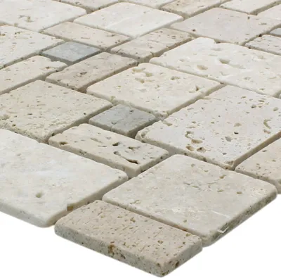 Produktbild von Mosaikfliesen Airbrush Travertin Beige