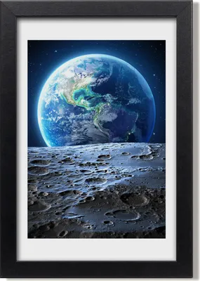 Produktbild von Bild 20x30 MDF-Rahmen, Wandkunst Planet Erde