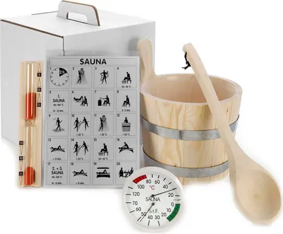 Produktbild von Eliga Sauna Zubehör Set Standard 6-teilig