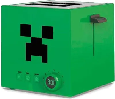Produktbild von Toaster Minecraft Creeper Square, grün