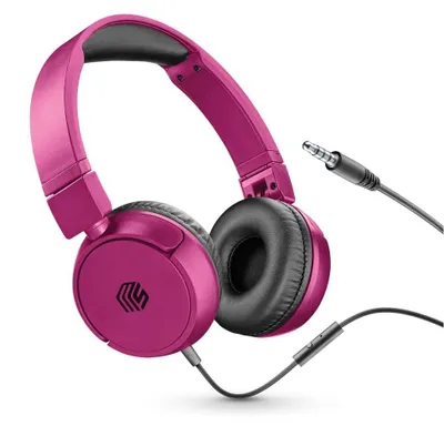 Productafbeelding van Muziek, Geluid: 8018080429583, Kabel, Gesprek/muziek, 20 - 20000 Hz, 215 g, Koptelefoon met microfoon, Roze