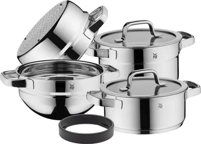 Zdjęcie produktu dla WMF Compact Cuisine 0798546380, Zestaw mieszany, Stal nierdzewna, Stal nierdzewna, Stal nierdzewna, Stal nierdzewna, Stal nierdzewna