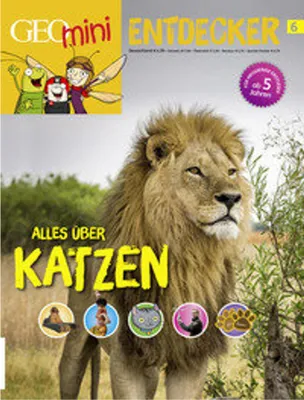 Produktbild von GEOlino mini Entdeckerheft 6/2017 - Alles über Katzen