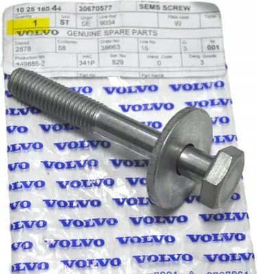 Produktbild von VOLVO S60 V60 XC60 II Motorschlitten Rahmenschraube OE 30670577
