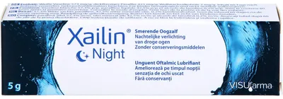 Produktbild von Xailin Night Augensalbe zur Linderung bei Trockenheitsgefühl, 5 g Salbe